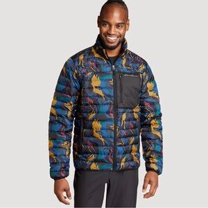Eddie Bauer Men's Stratus Therm Multicolor Black Jacket. M